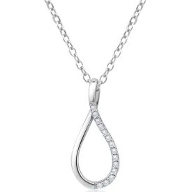 9ct Magnificent White Gold Diamond Pendant