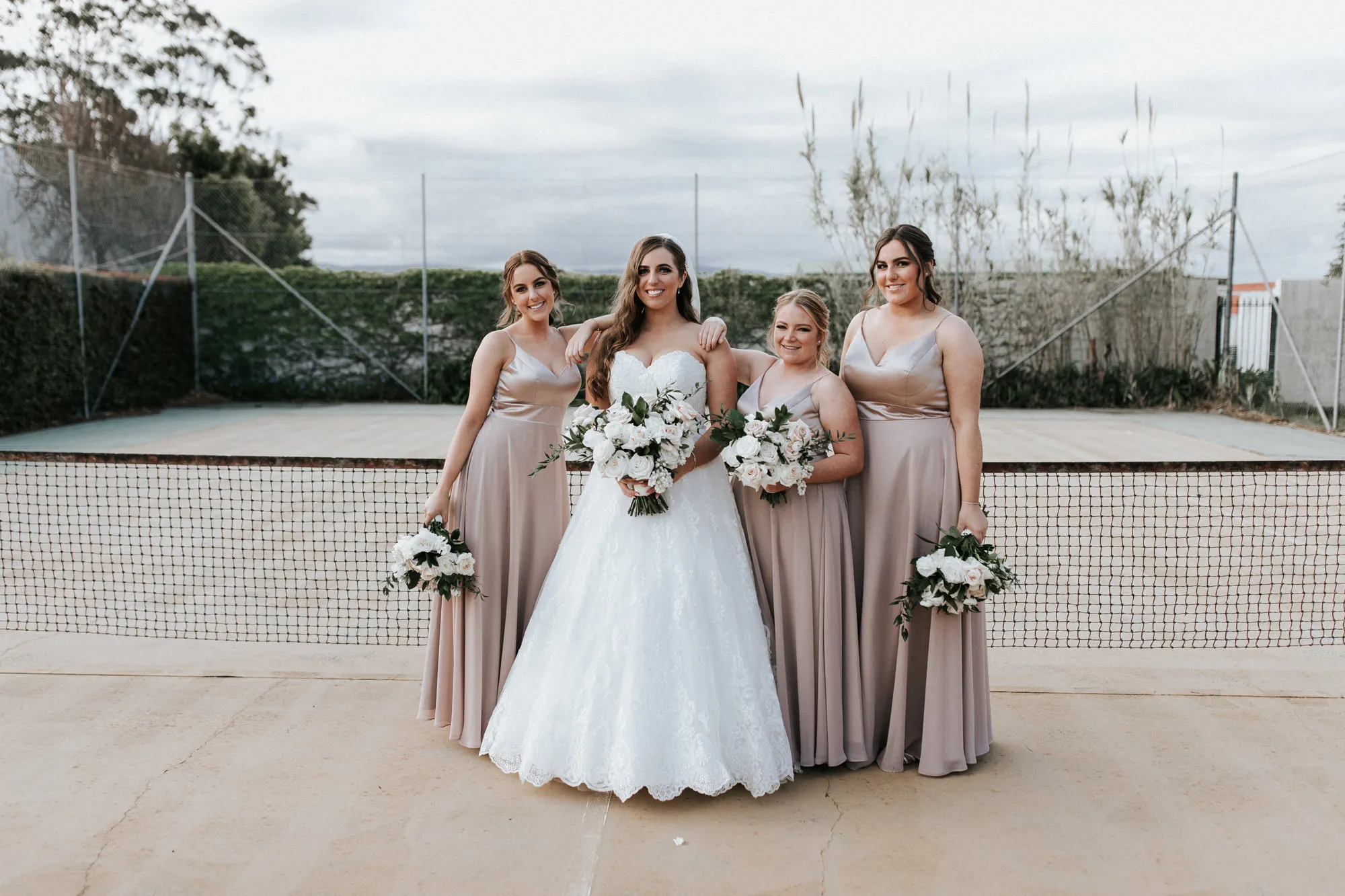 A-line Floor-length Spaghetti Straps V-neck Long Chiffon Bridesmaid Dresses, BD1115