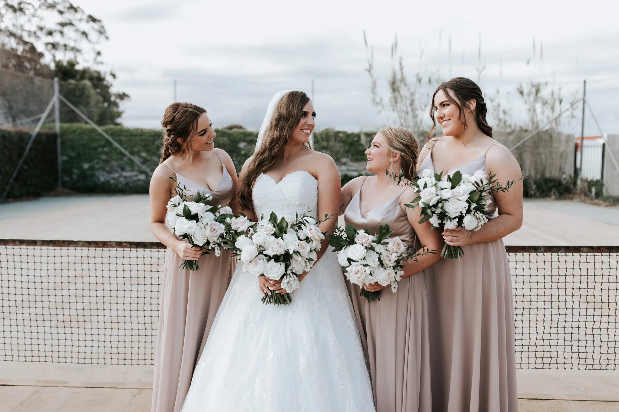 A-line Floor-length Spaghetti Straps V-neck Long Chiffon Bridesmaid Dresses, BD1115