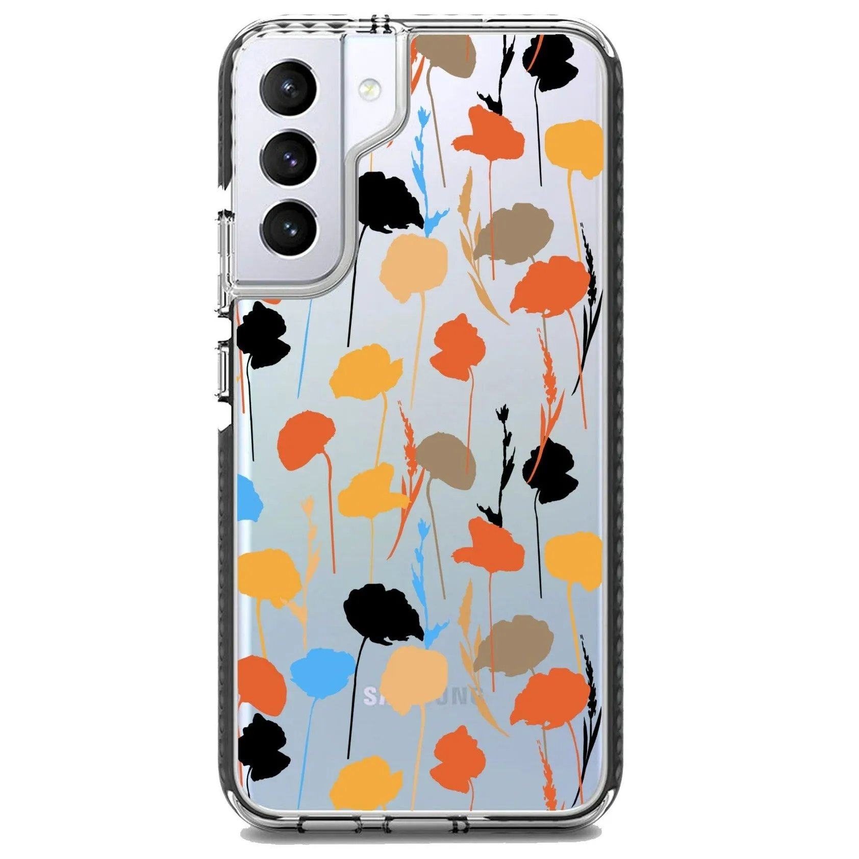 Abstract Fall Flowers Samsung Case