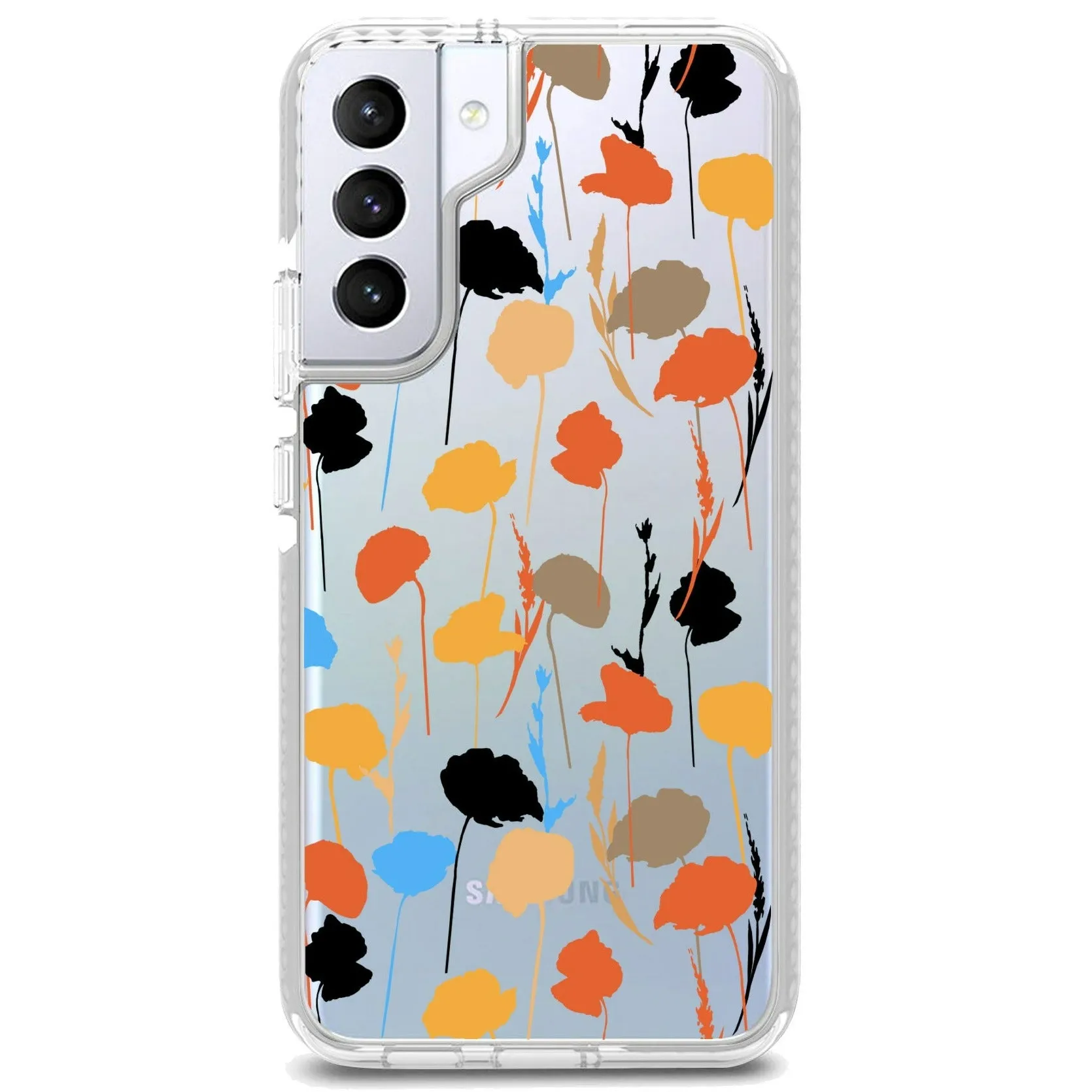 Abstract Fall Flowers Samsung Case