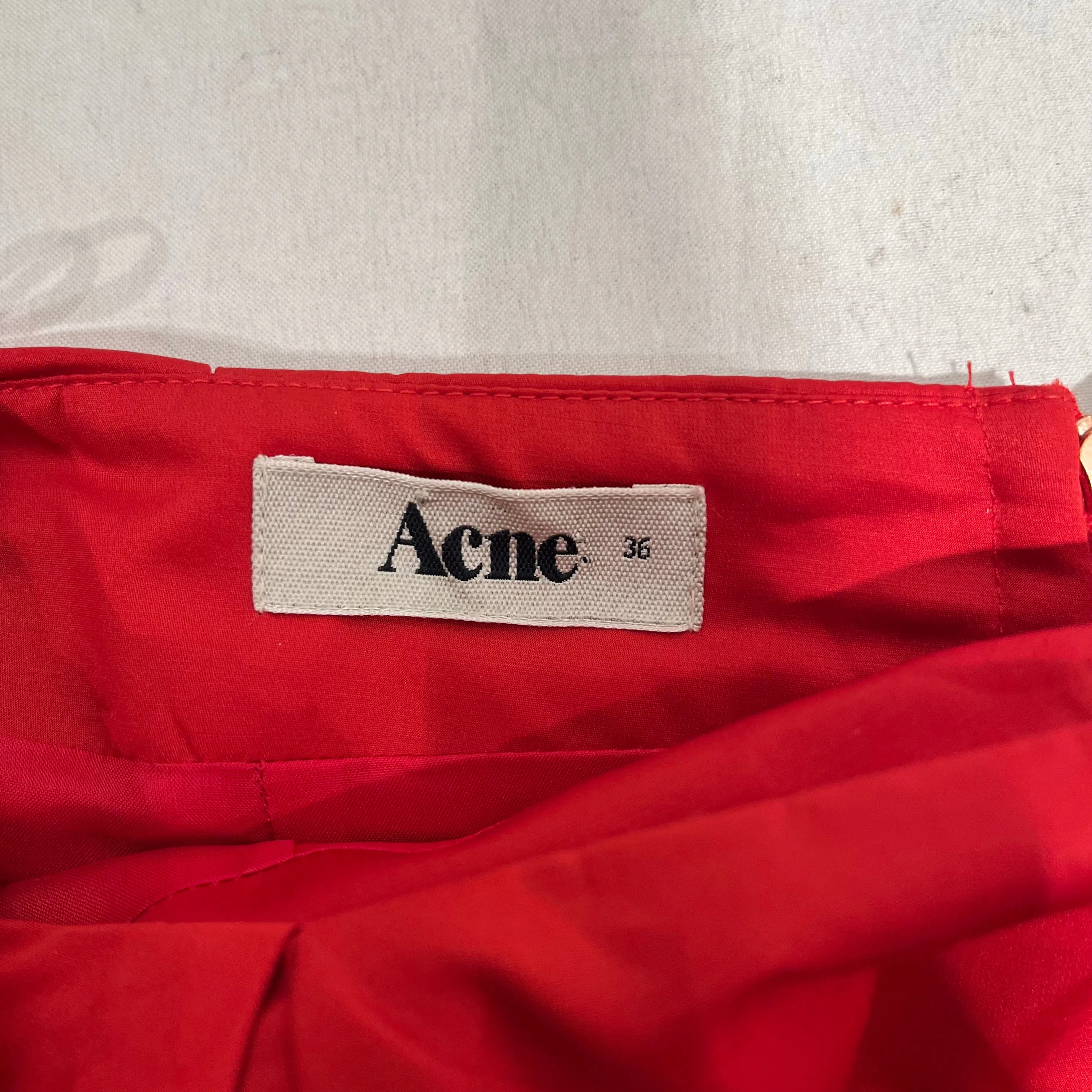 Acne Studios/Skirt/36/Polyester/RED/