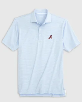 Alabama Lyndonn Striped Jersey Performance Polo