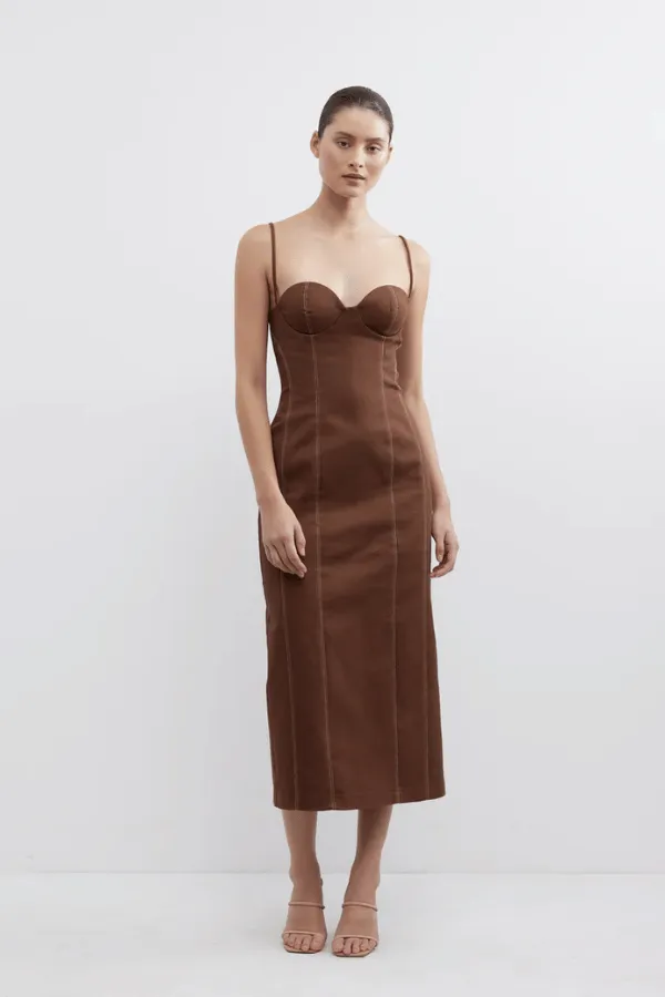 Aldo Midi Dress Fudge