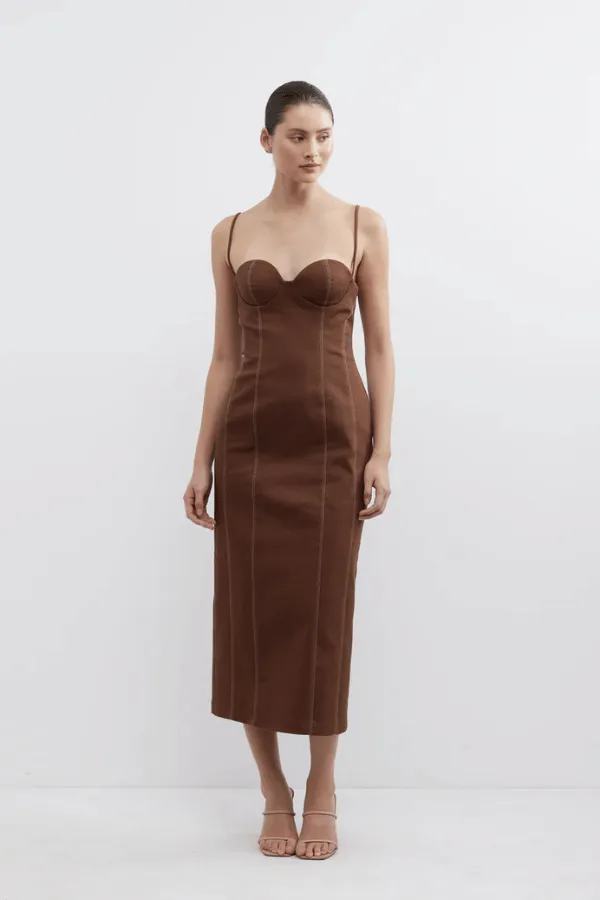 Aldo Midi Dress Fudge