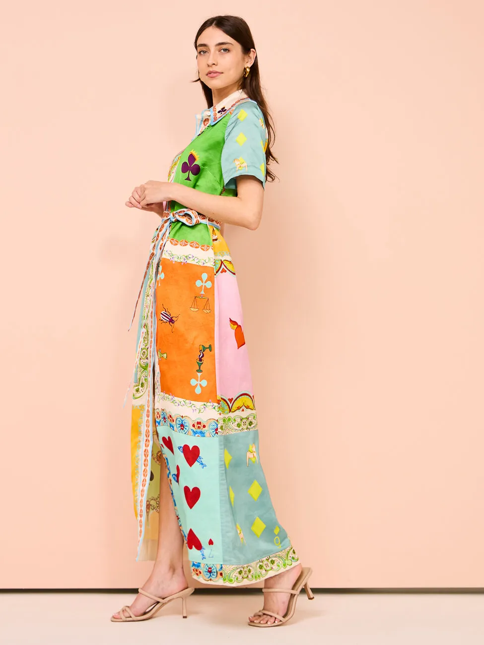 Multi-Colored Alemais Rummy Flattering Shirtdress