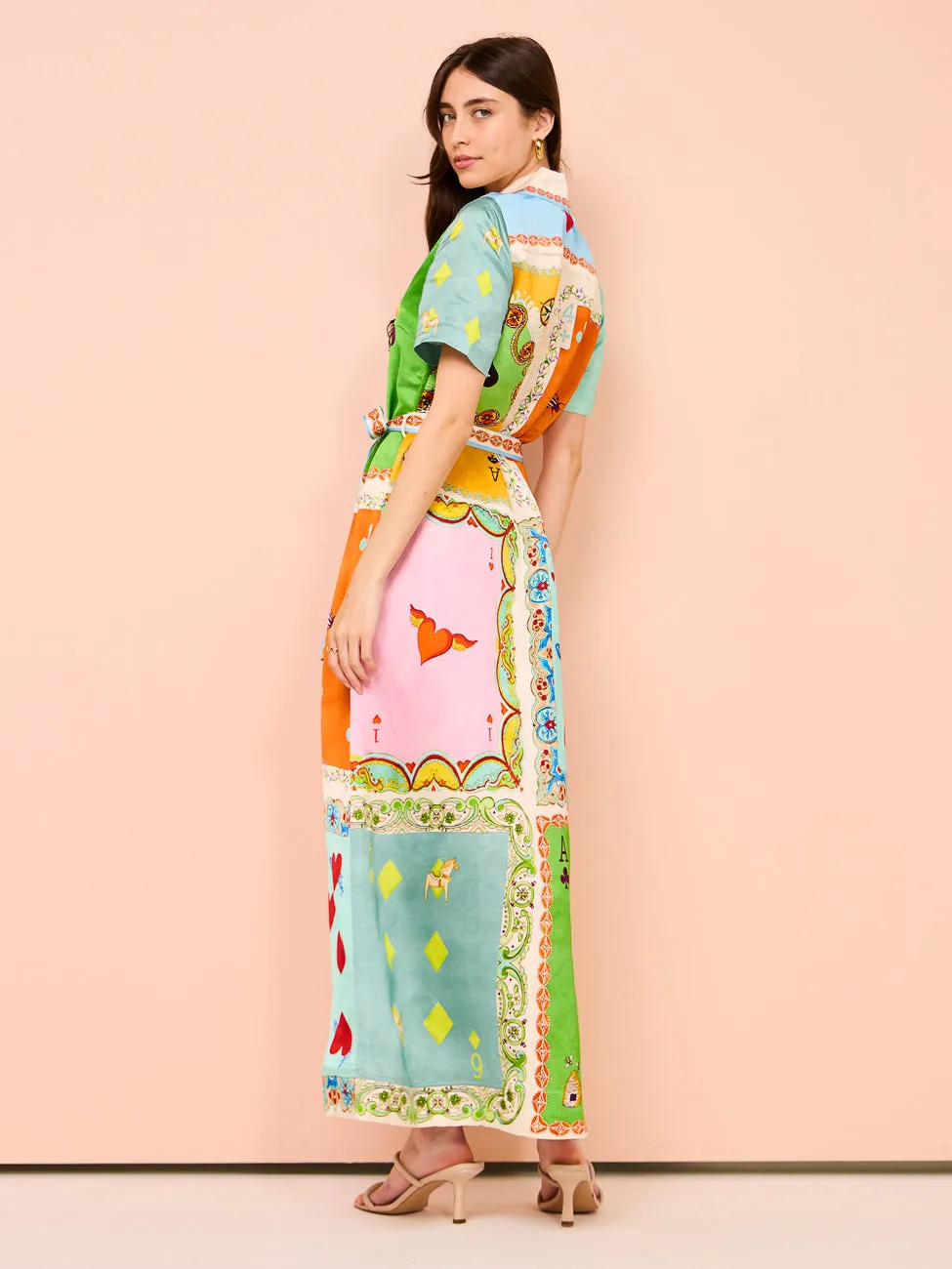 Multi-Colored Alemais Rummy Flattering Shirtdress