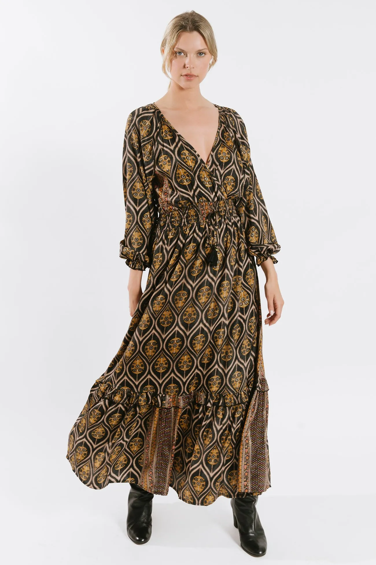 Asmee L/S Maxi Dress