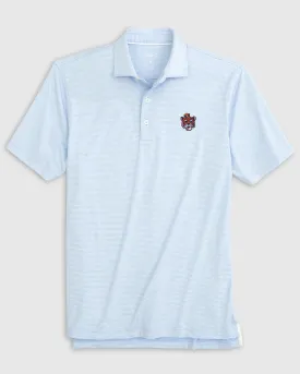 Auburn Lyndonn Striped Jersey Performance Polo - Vault Logo