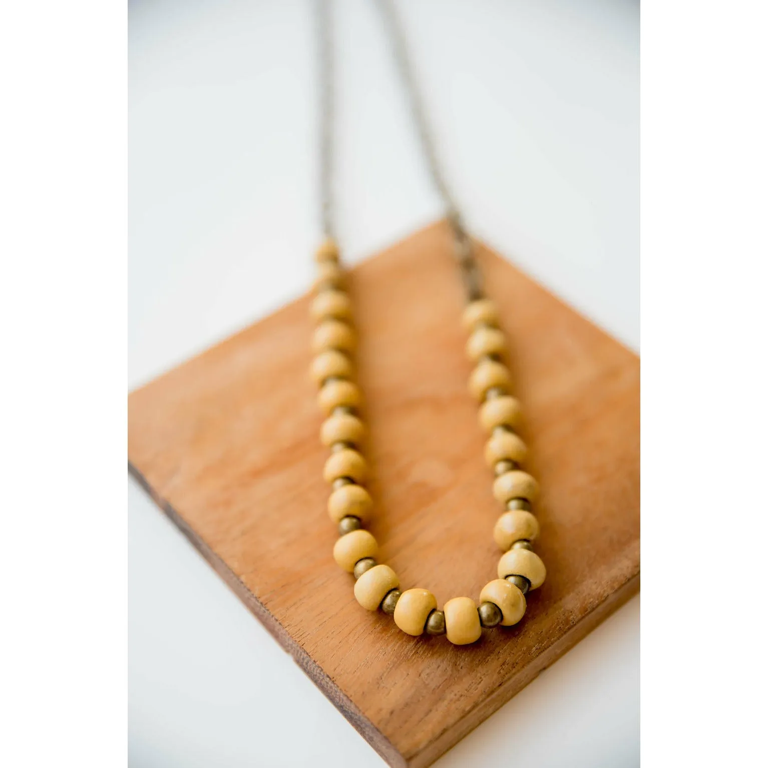 Bel Koz Single Strand Clay Necklace