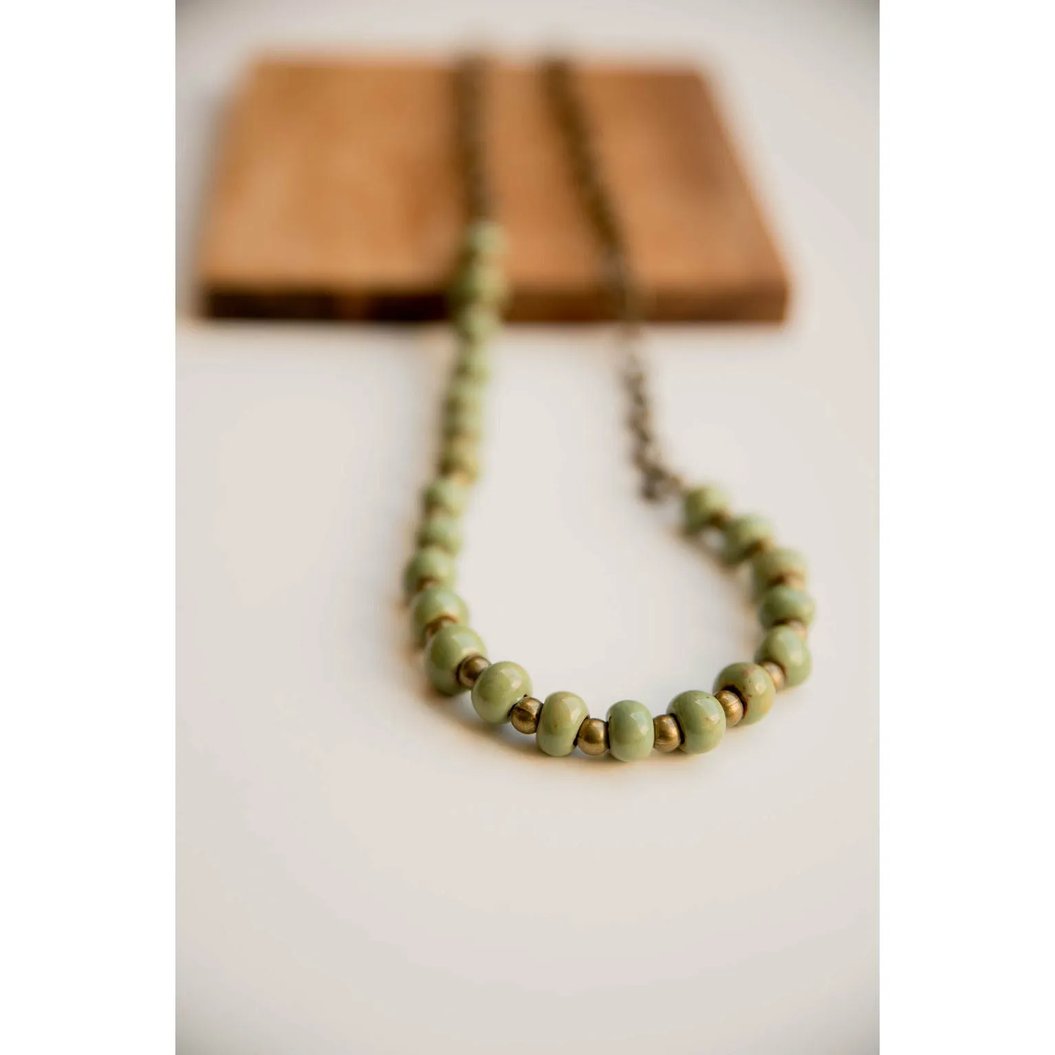 Bel Koz Single Strand Clay Necklace