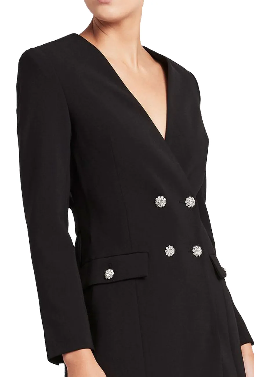 Black Stardom Blazer Mini Dress (UK 6)