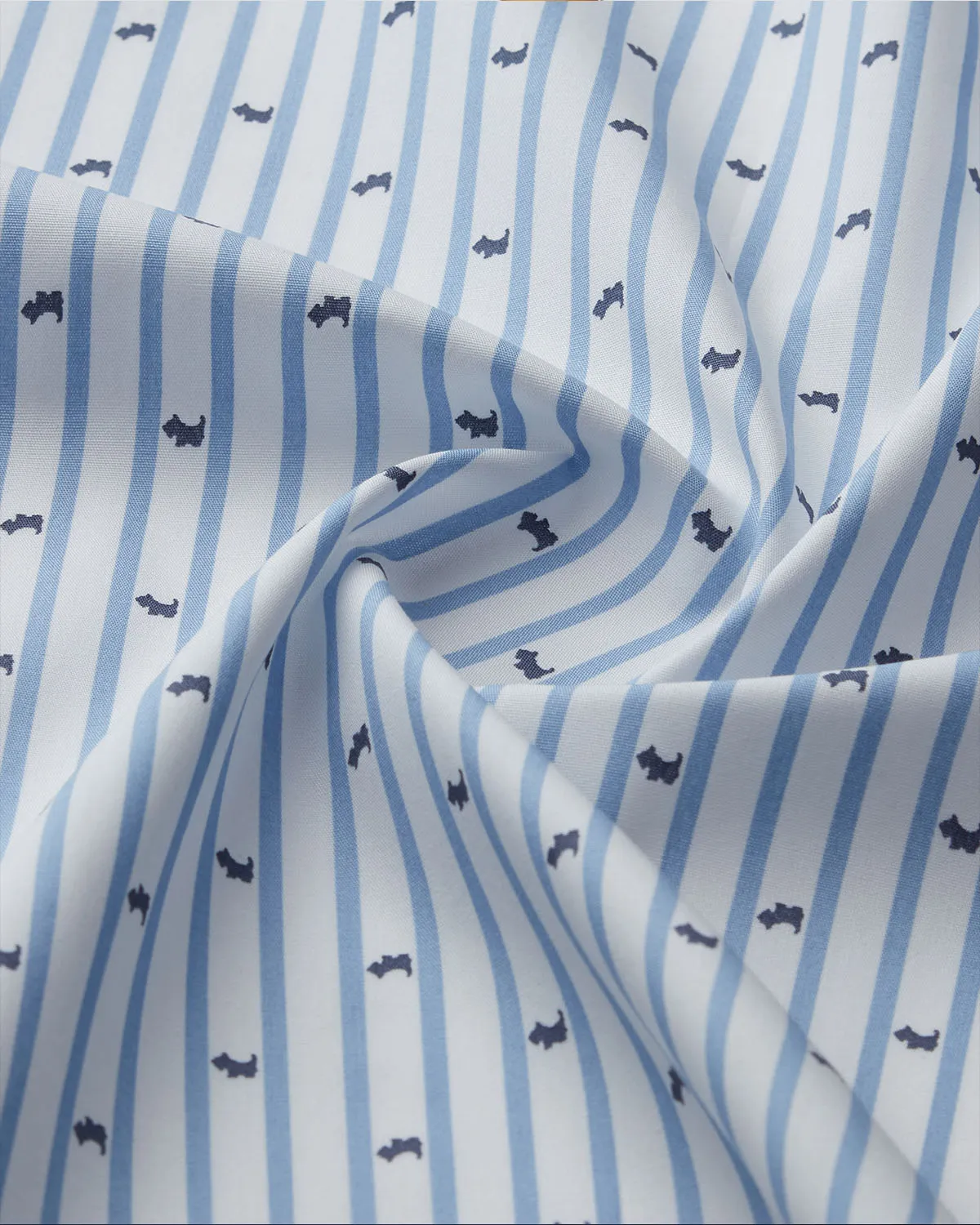 Blue Flake Striped Shirt