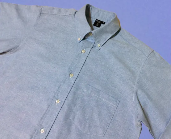 Brooklyn Work T54 Oxford L/S Shirt Light Blue