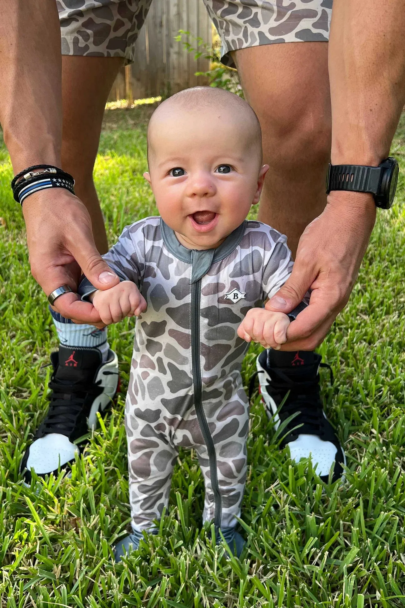 Burlebo Classic Deer Camo Baby Full Zip