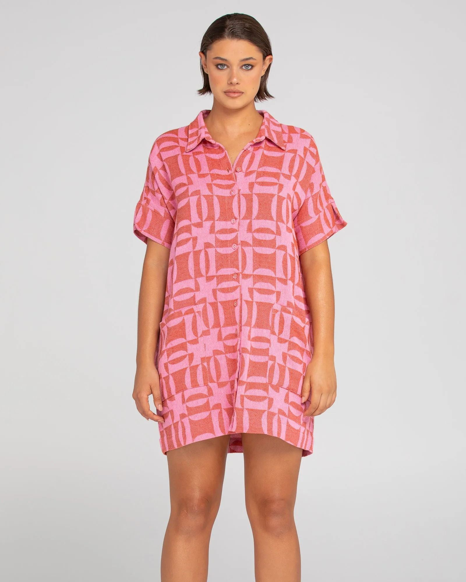 Cabana Shirt Dress - Mina