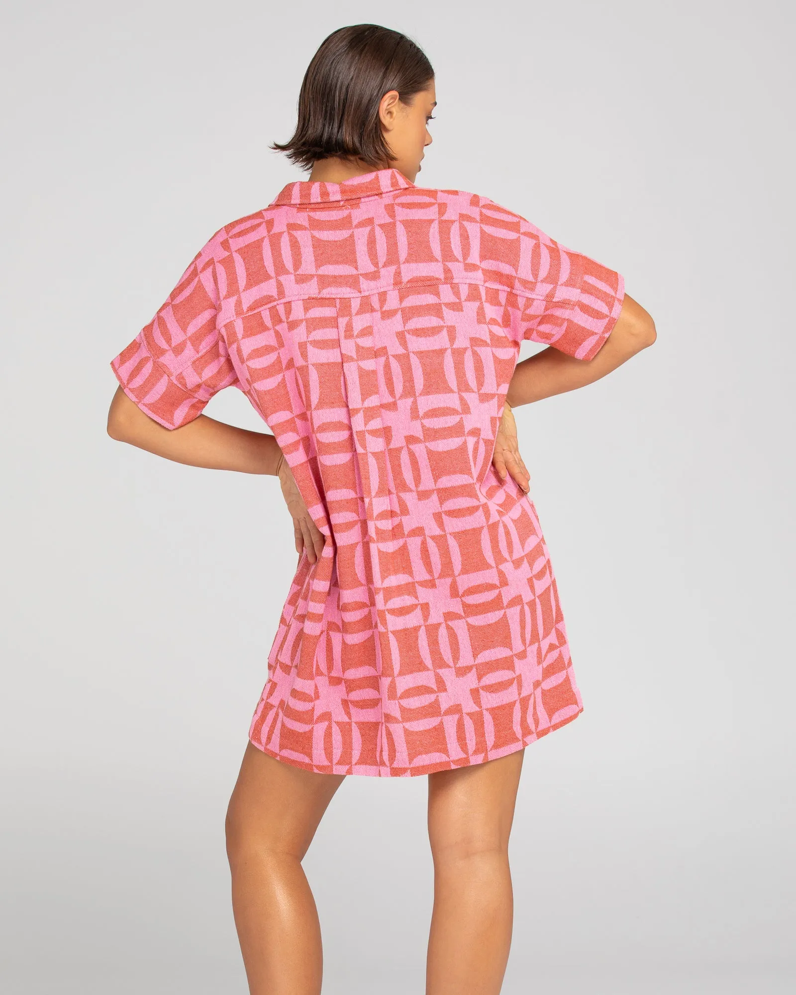 Cabana Shirt Dress - Mina