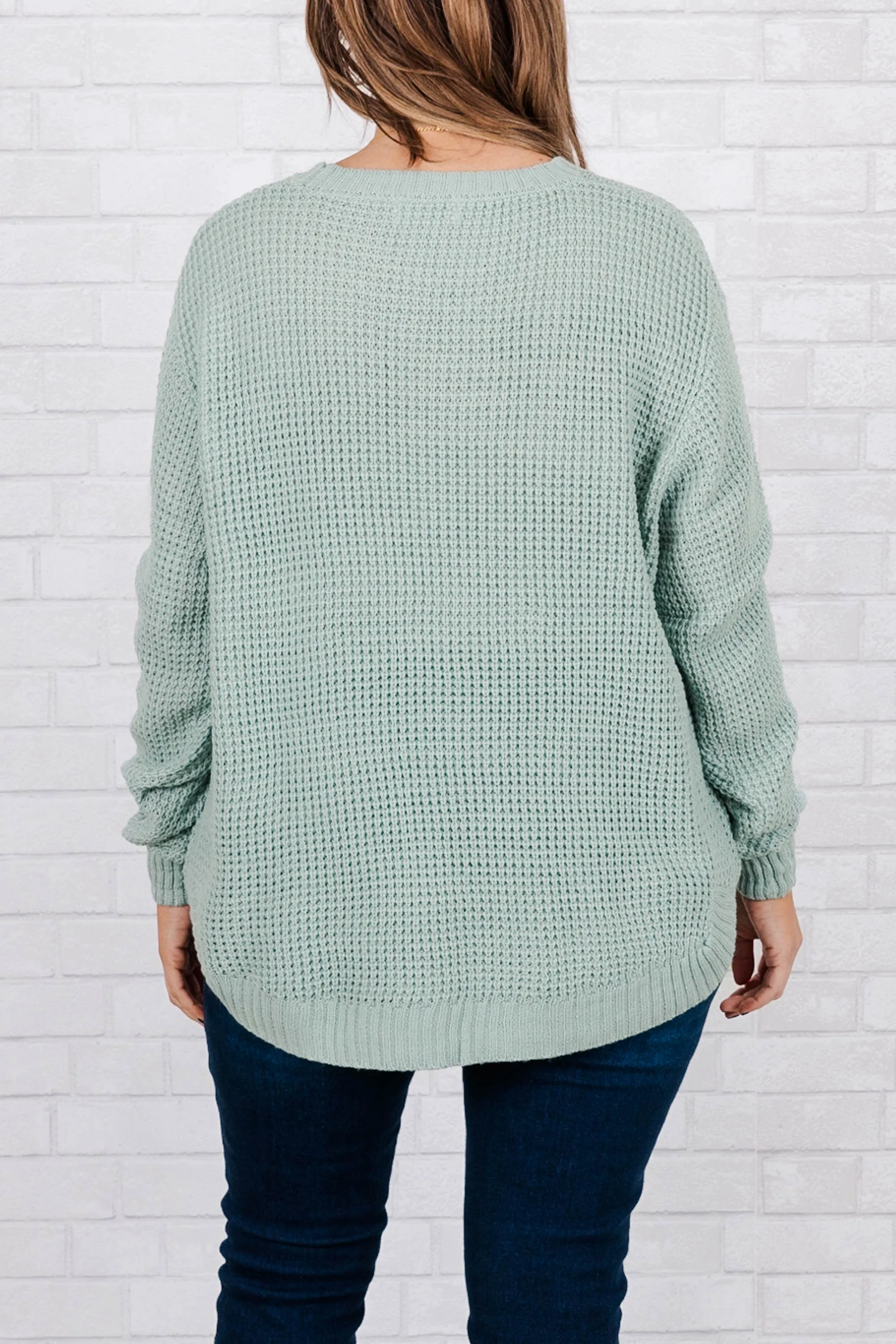 Call Me Tomorrow Sweater, Light Green