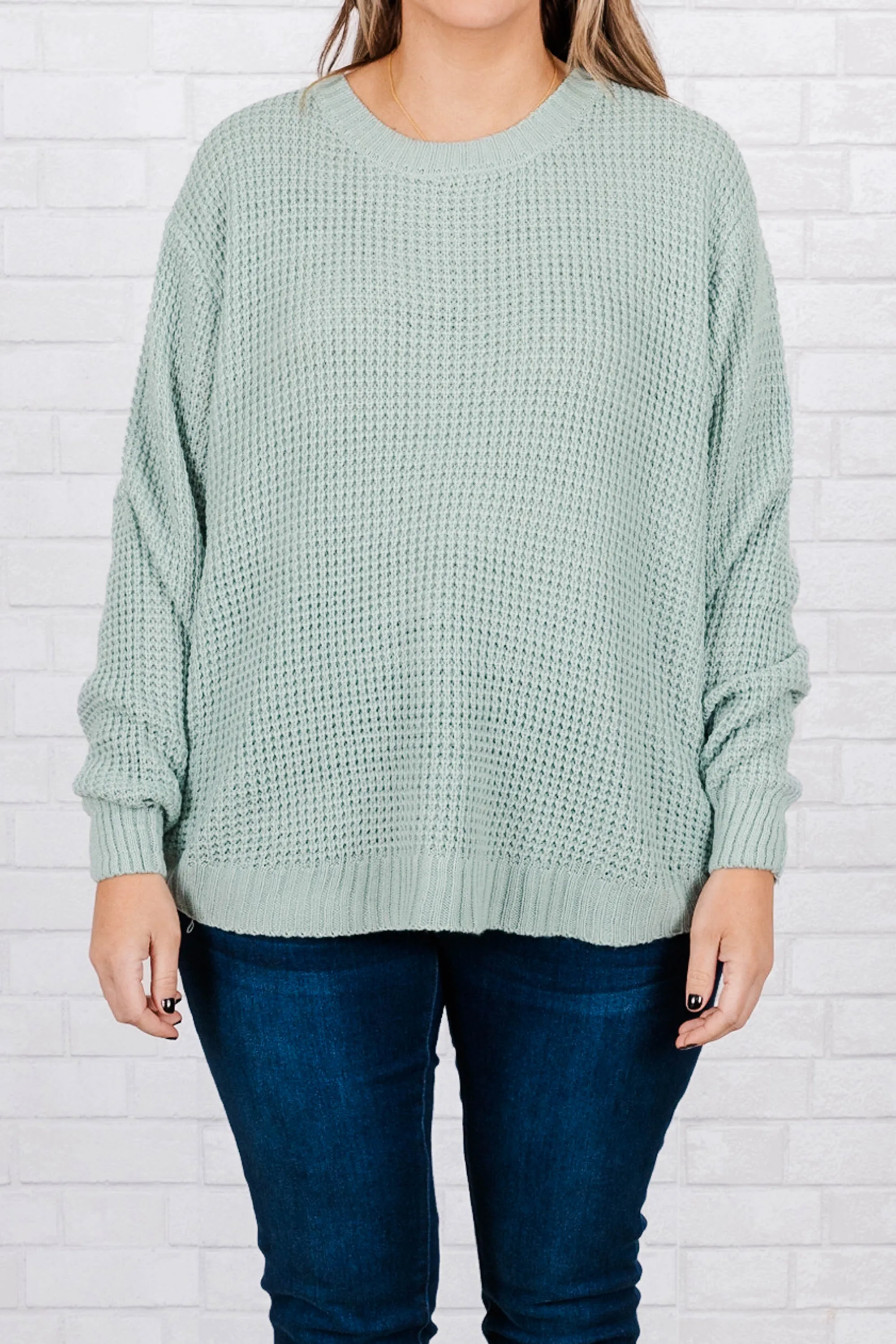 Call Me Tomorrow Sweater, Light Green