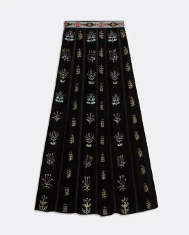 Camille Skirt with Agra Embroidery