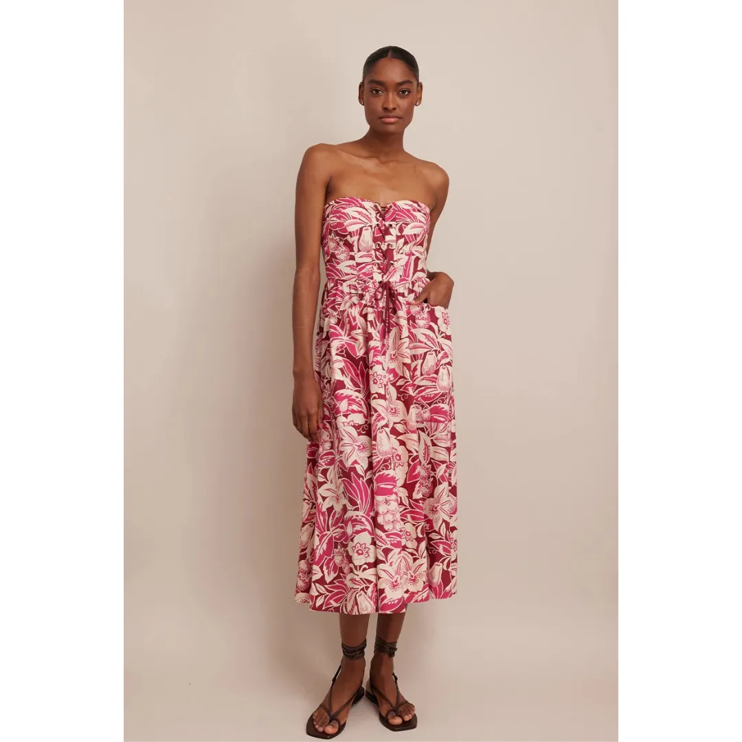 CARA CARA Nicola Dress, Tropical Harvest Pink