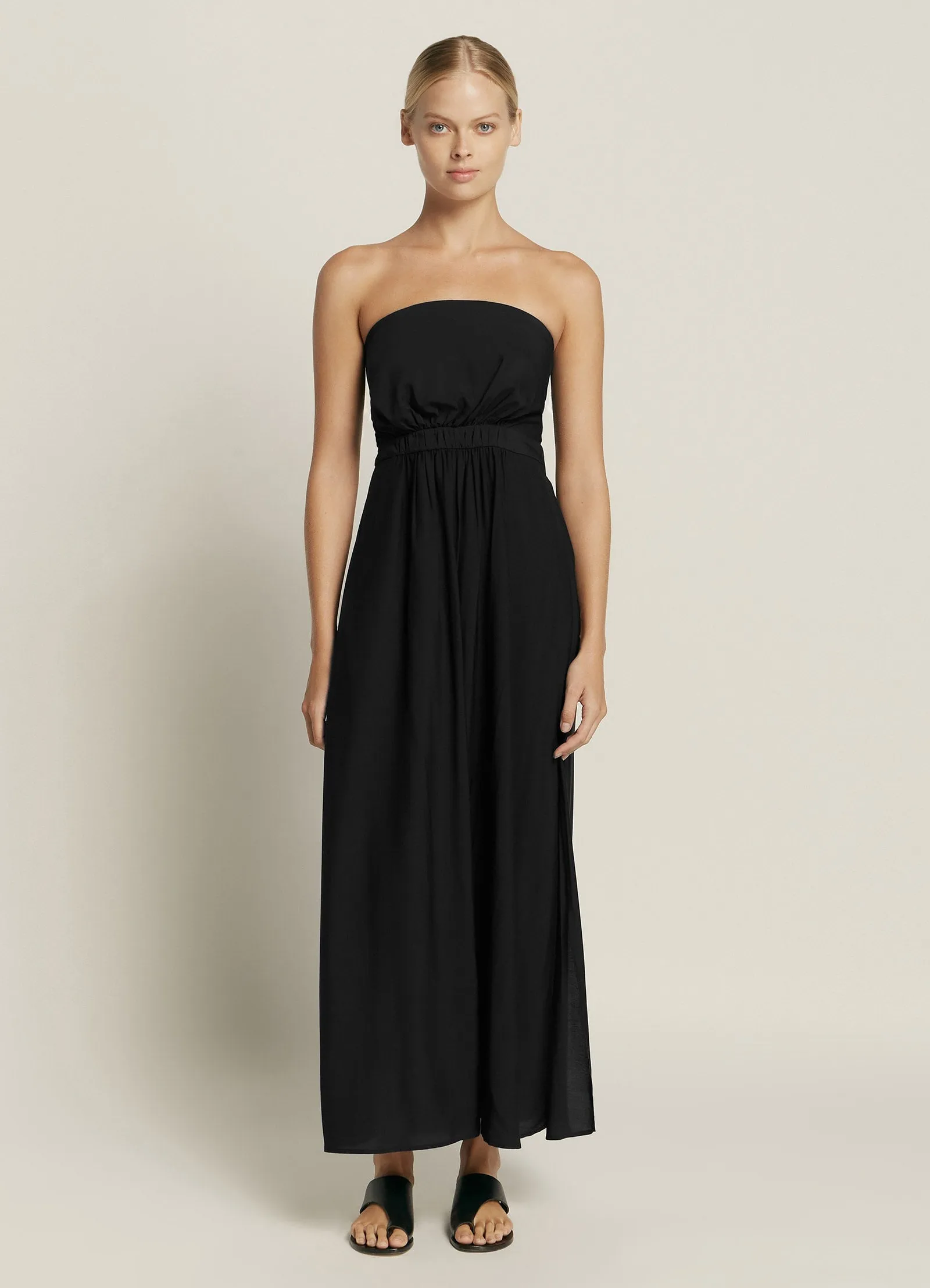 Casa Lucia Bandeau Maxi Dress - Black