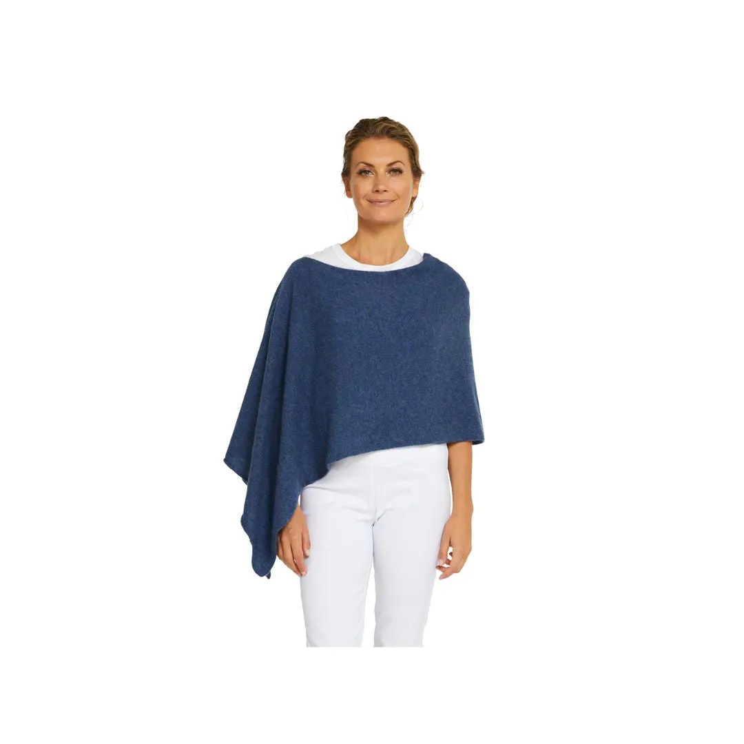 CASHMERE CLASSIC TOPPER - DENIM