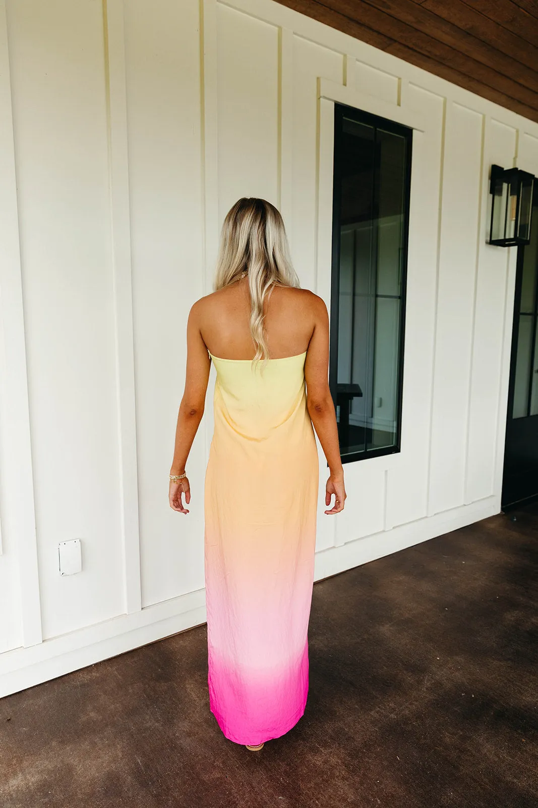 Catch The Sunset Maxi Dress - Multi