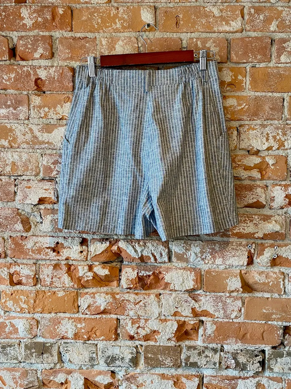 Charron Shorts in Denim Stripe