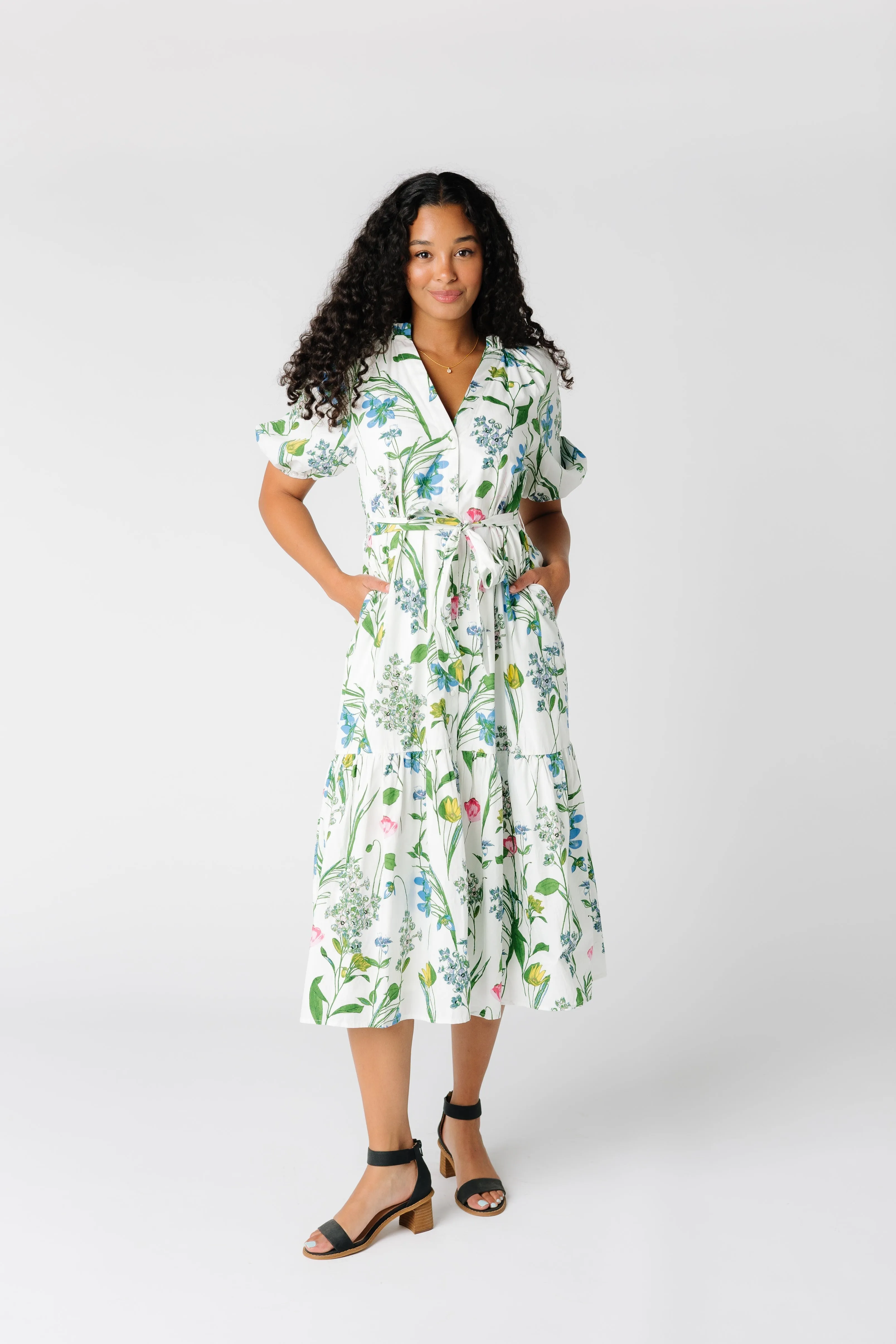 Clove Garden Midi Dress