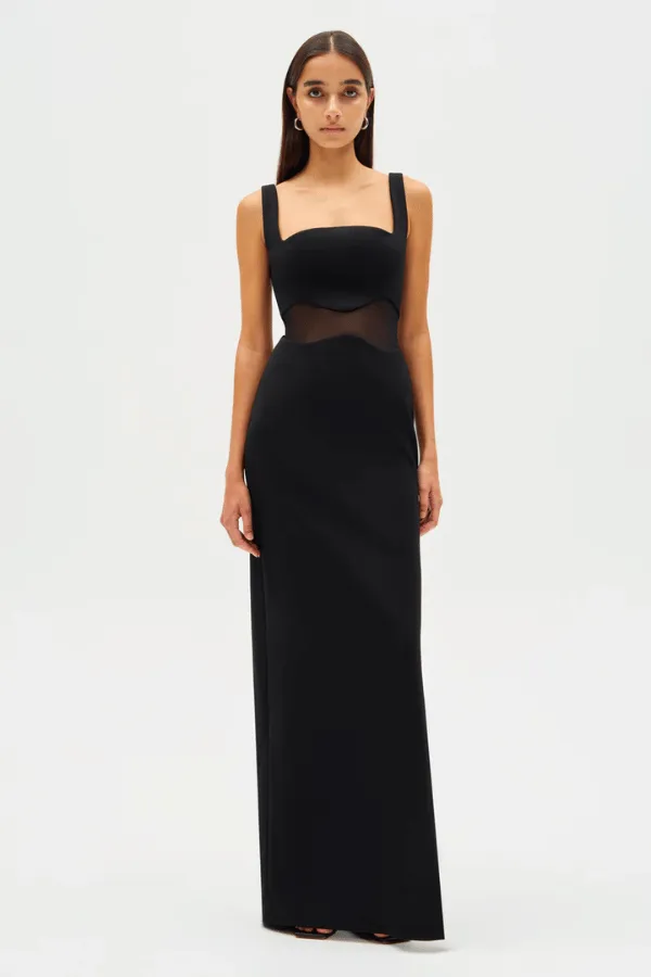 Damita Maxi Dress Black