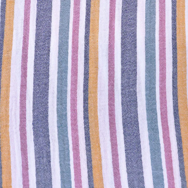 Double Gauze - Stripe - Multi Coloured