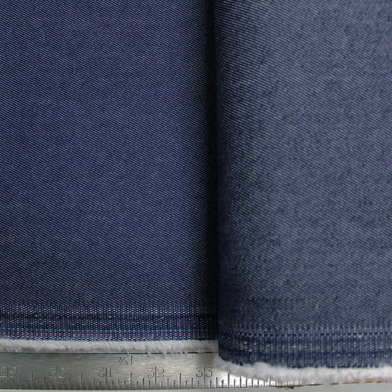 Dressmaking Coloured Stretch Denim - Indigo