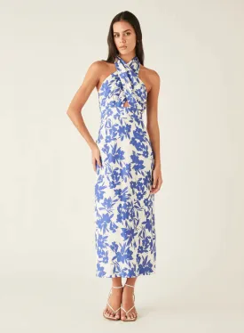 Esmaee Midi Dress - Santorini