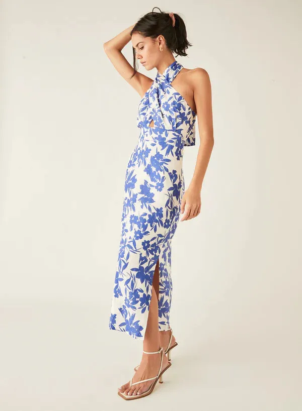 Esmaee Midi Dress - Santorini