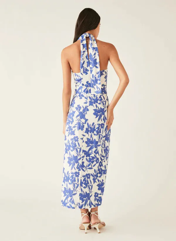 Esmaee Midi Dress - Santorini