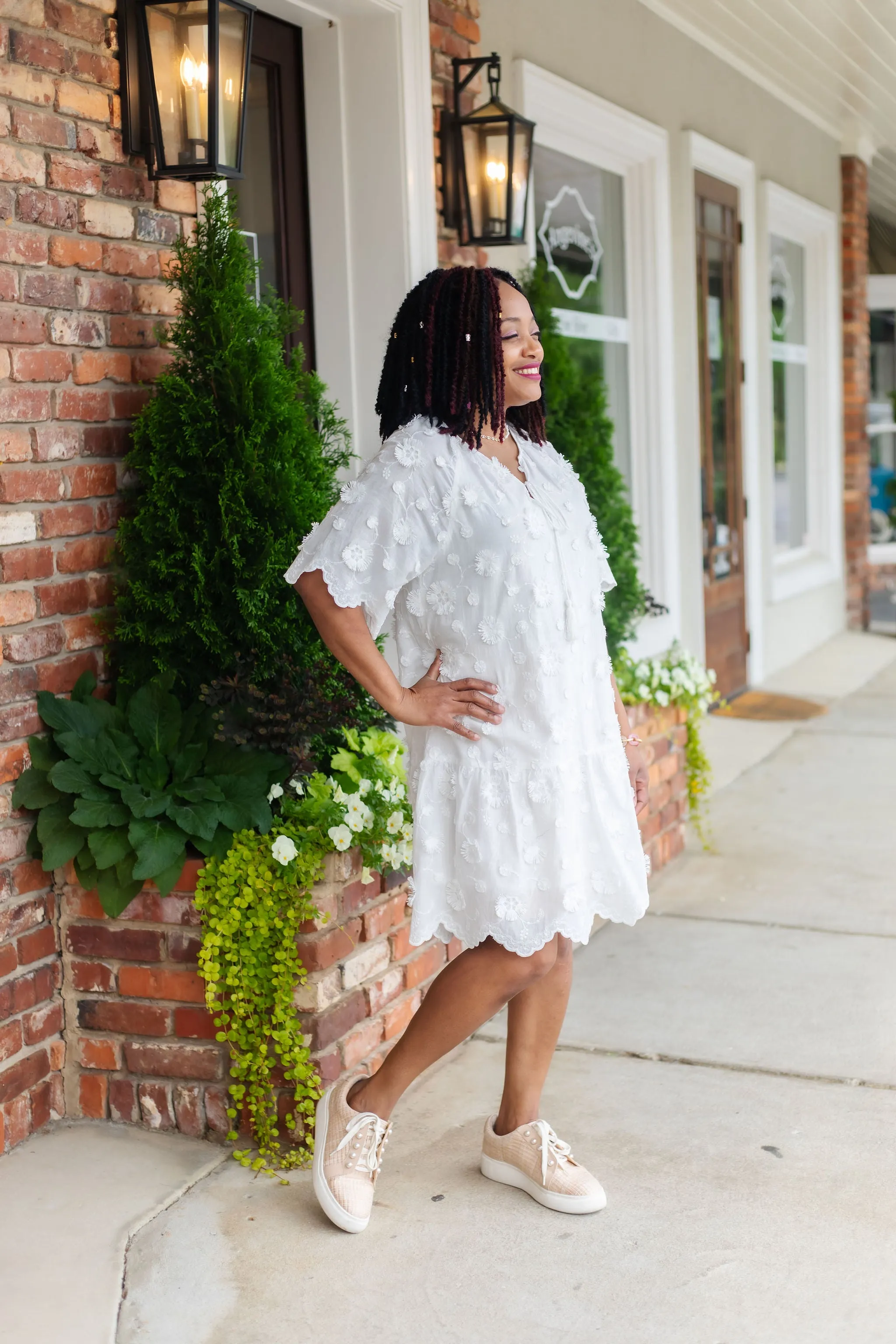 Eyelash Flower Dress