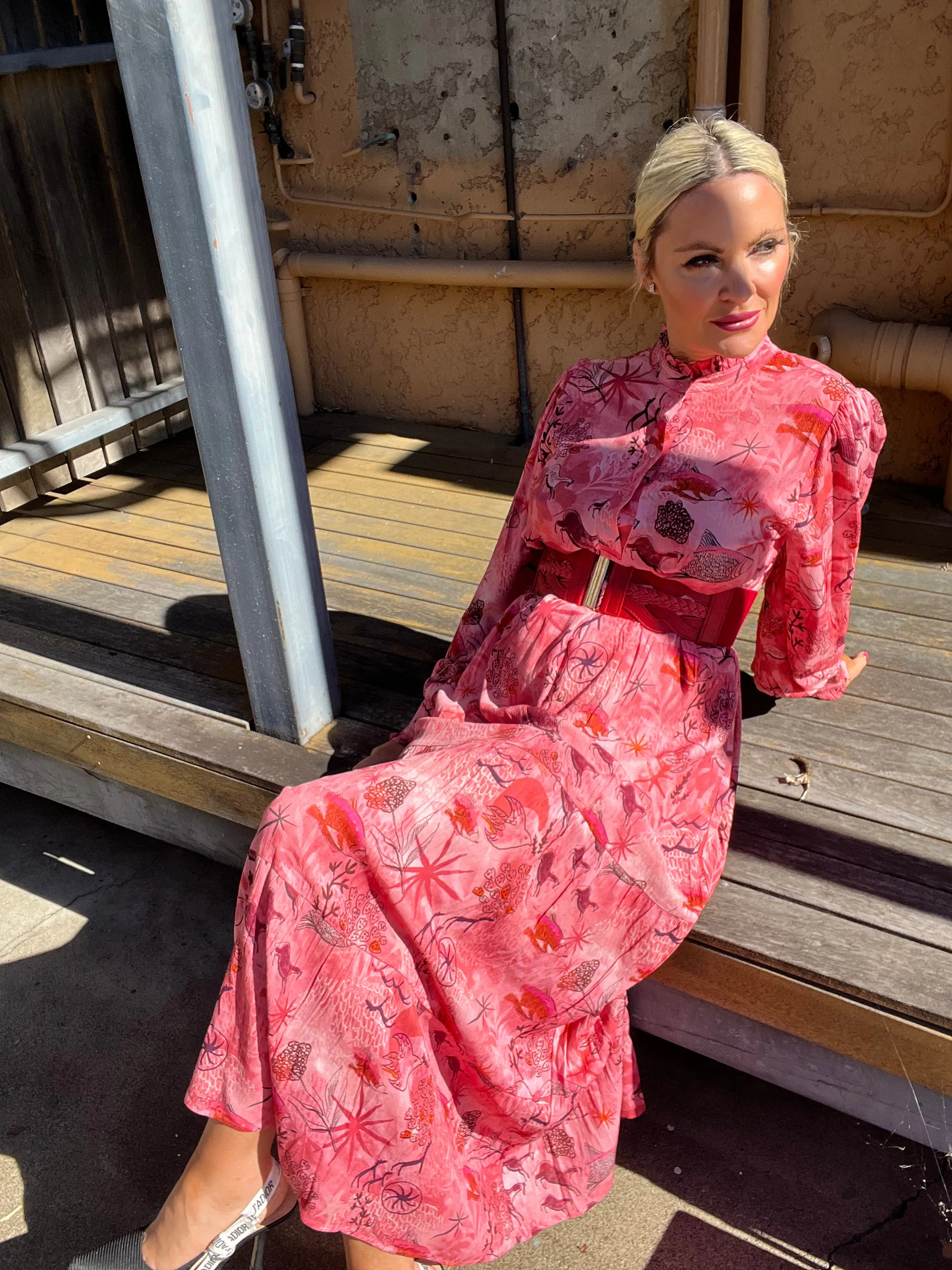 Fantastique Rose Maxi Dress