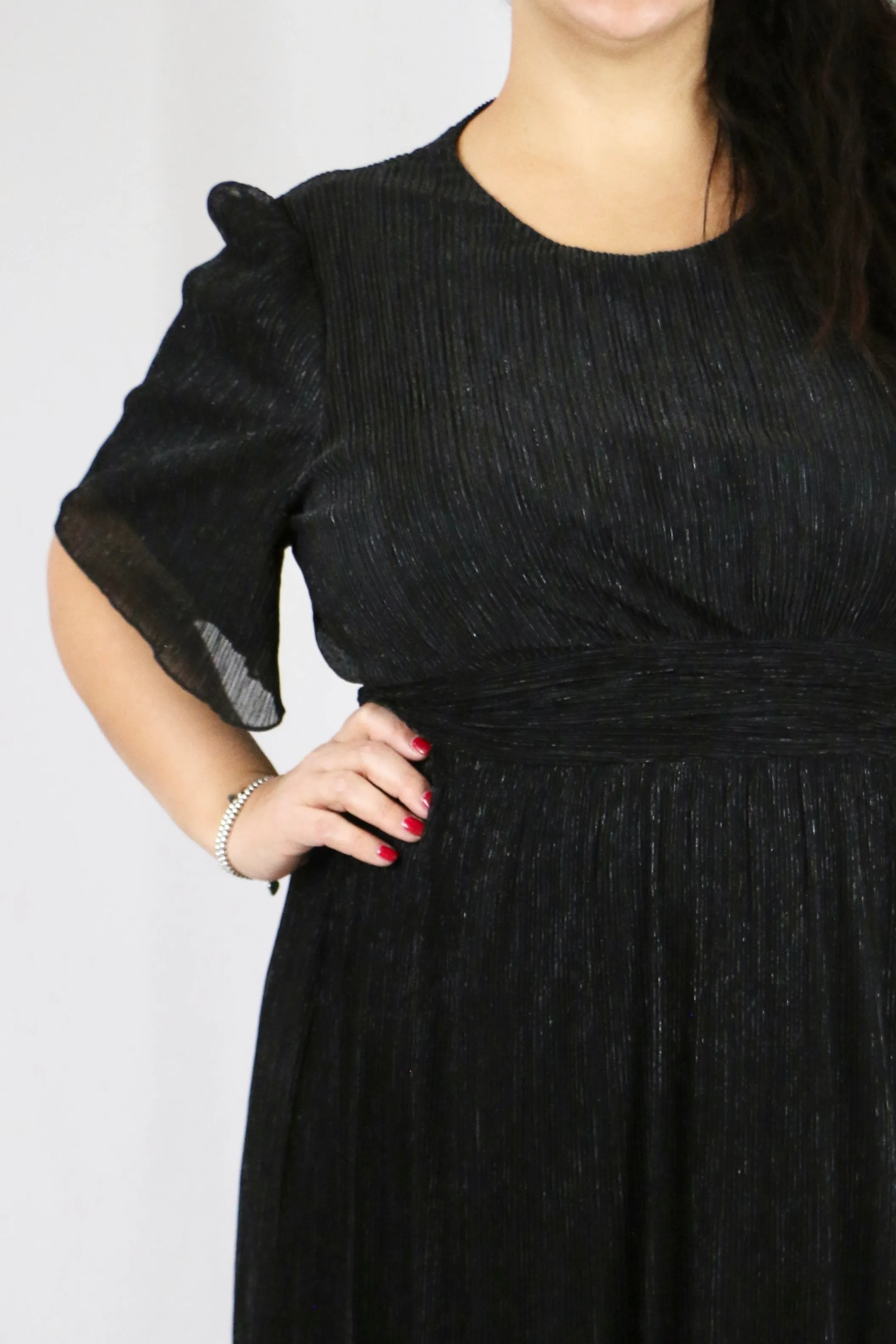 *FLAWED* Carrington Dress Black - 2XL