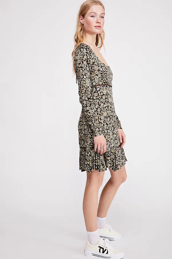 FREE PEOPLE-BOHEME MINI DRESS