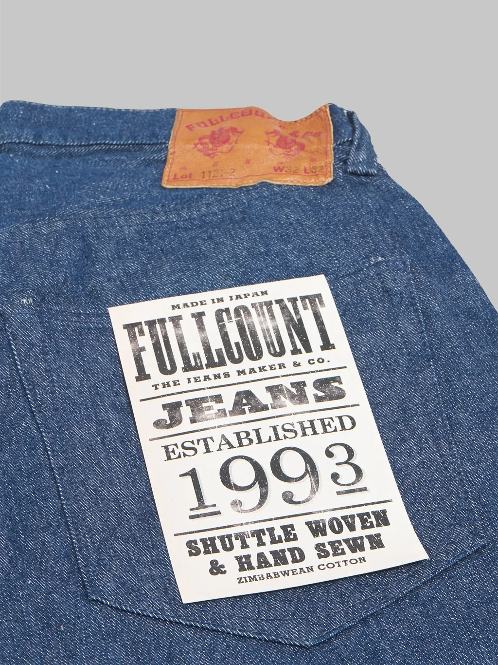 Fullcount 1121-2 13oz Duke Denim 2 Wide Straight Jeans