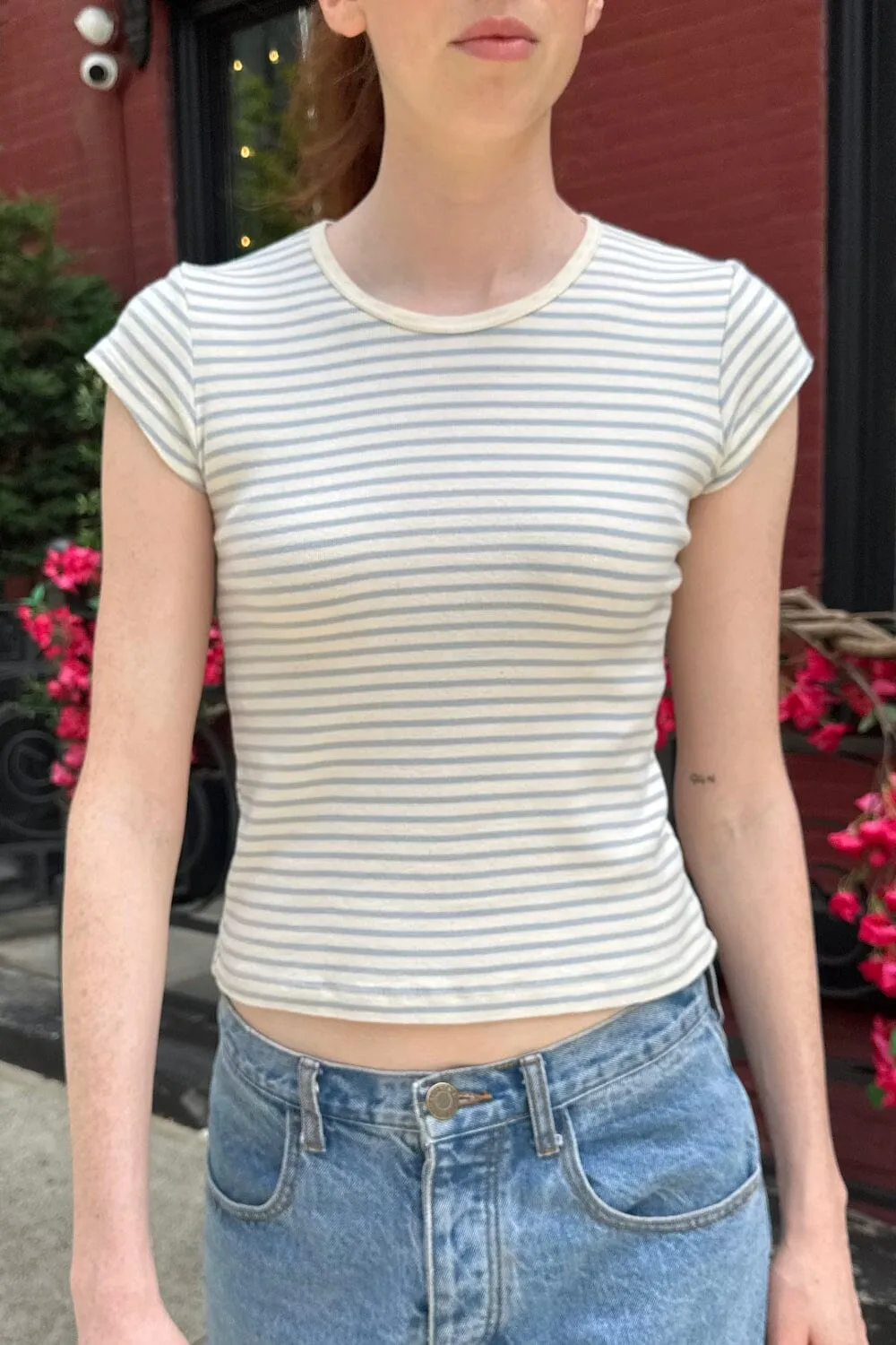 Hailie Long Striped Top