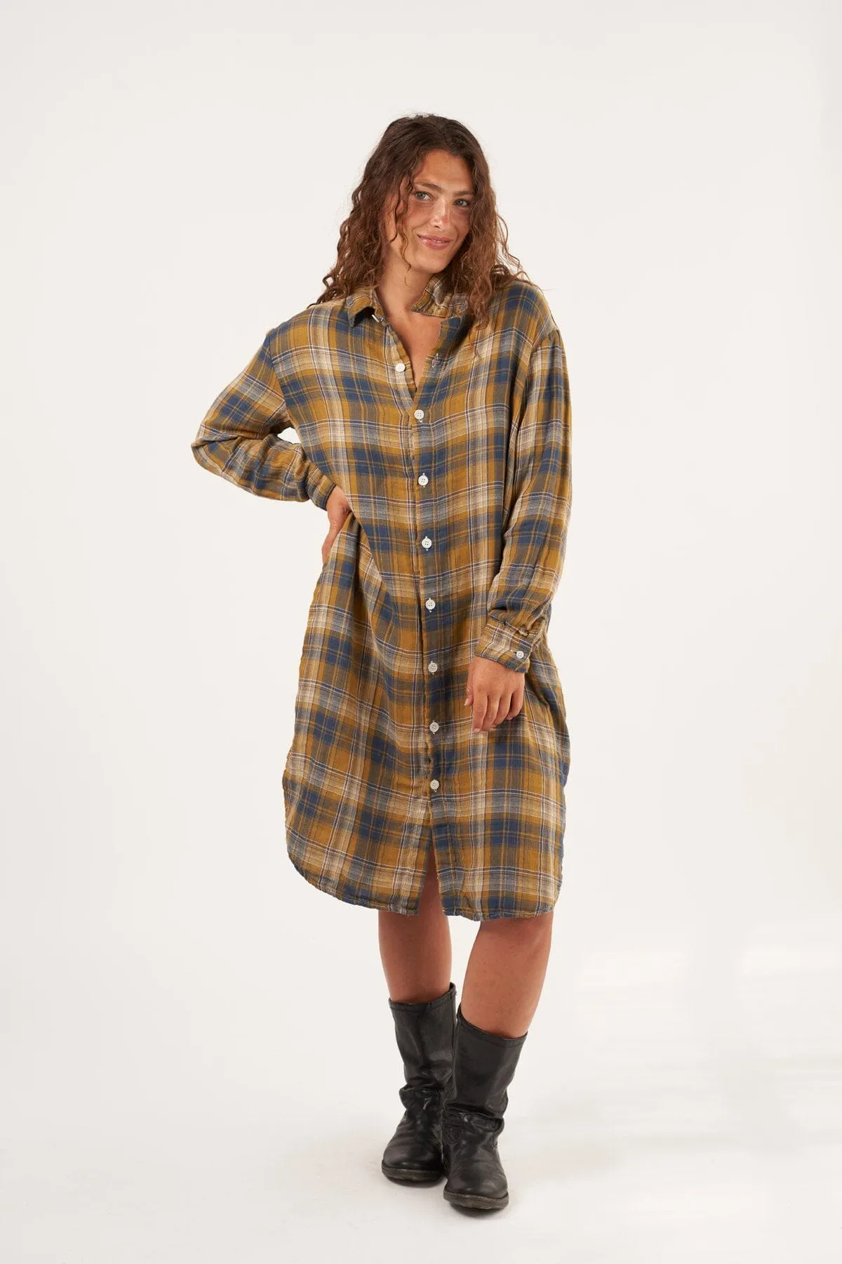 Harper - Double Cotton Gauze Plaid