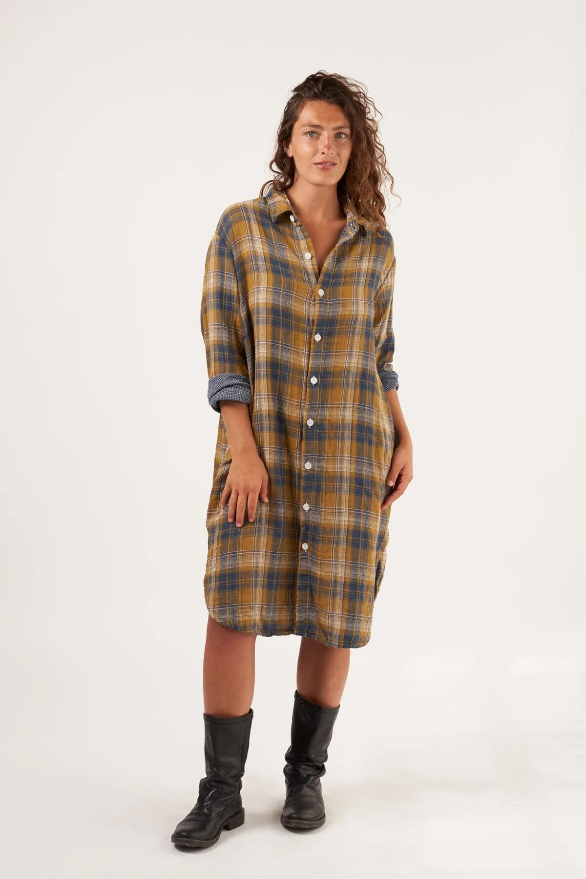 Harper - Double Cotton Gauze Plaid