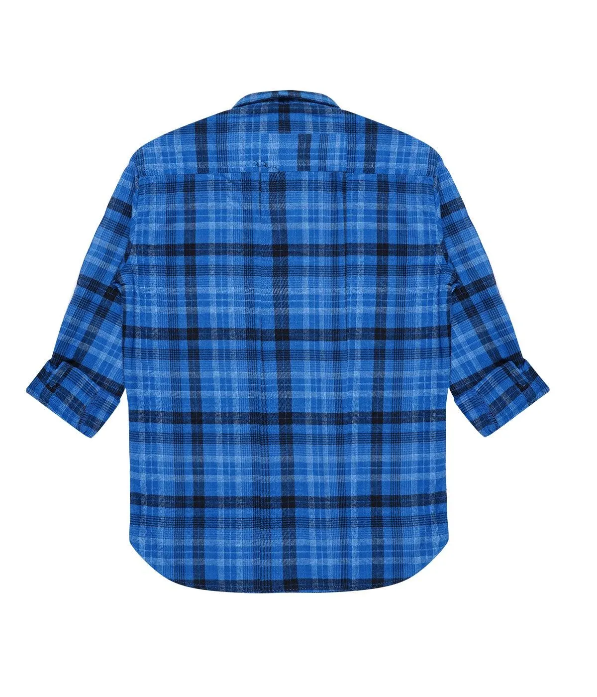 JDC Boy's Blue Checked Shirt