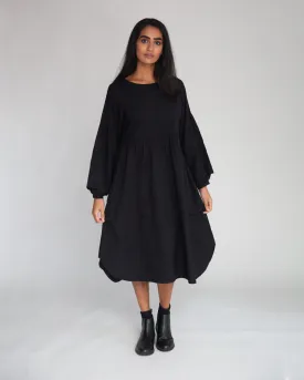 Joselyn Organic Cotton Dress In Black