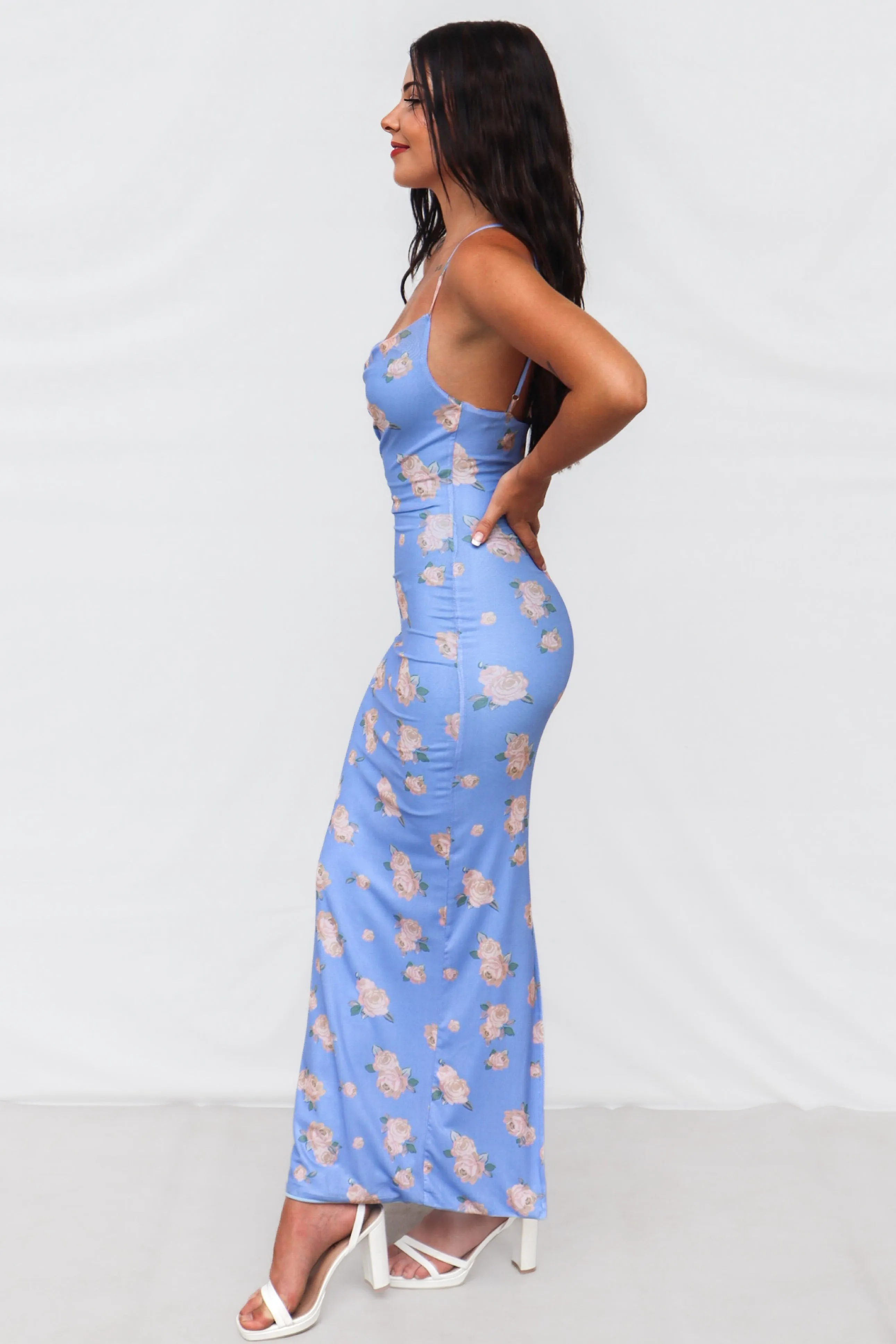 Kansis Maxi Dress - Blue