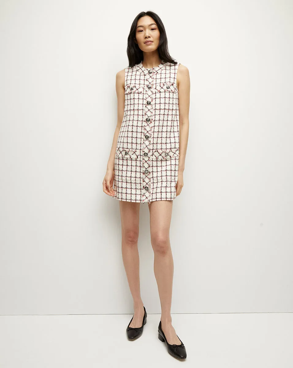 Laurel Graphic Tweed Dress