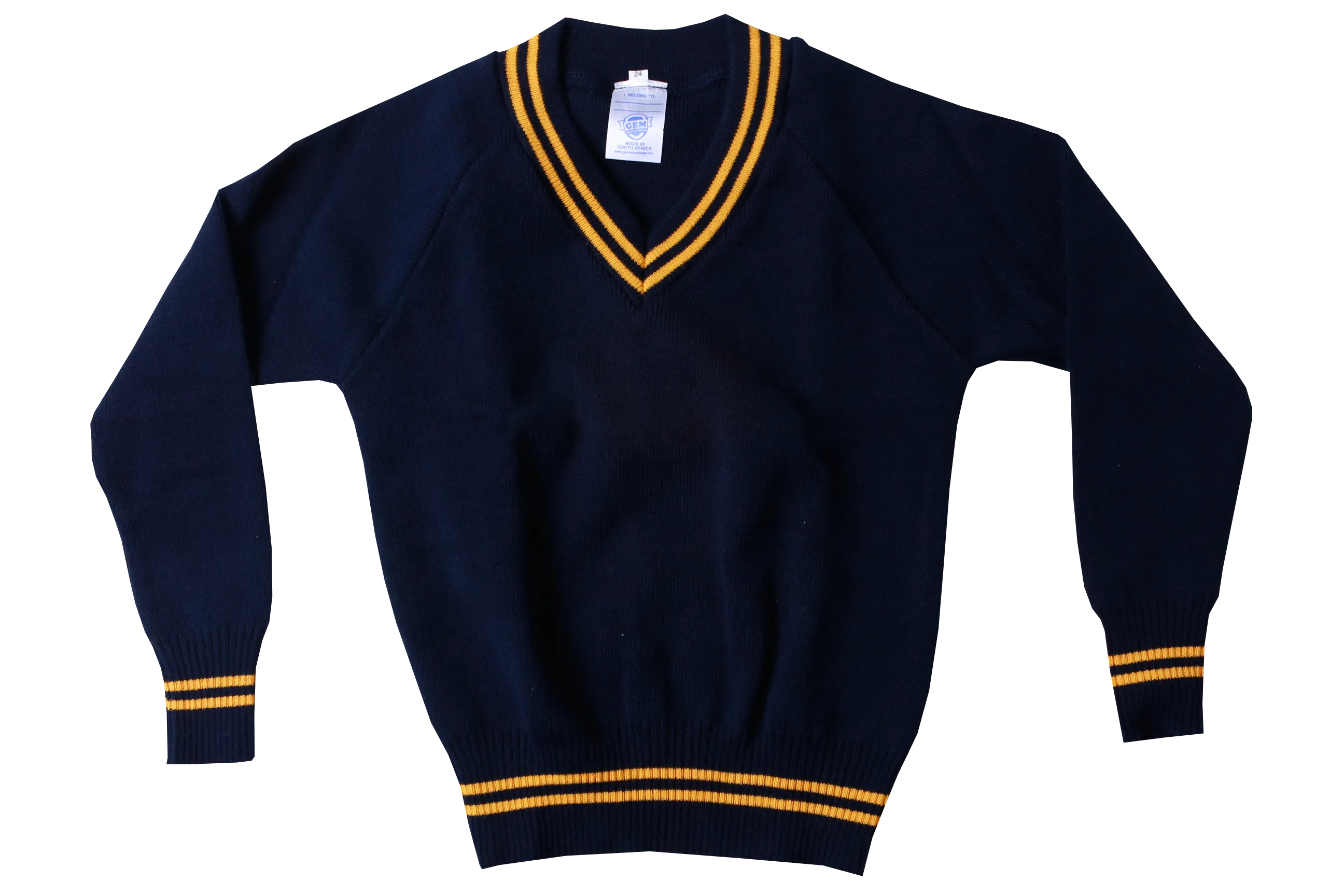 Longsleeve Striped Jersey - Isikhum Navy/Gold