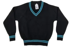 Longsleeve Striped Jersey - Kingsburgh Black/Turquoise